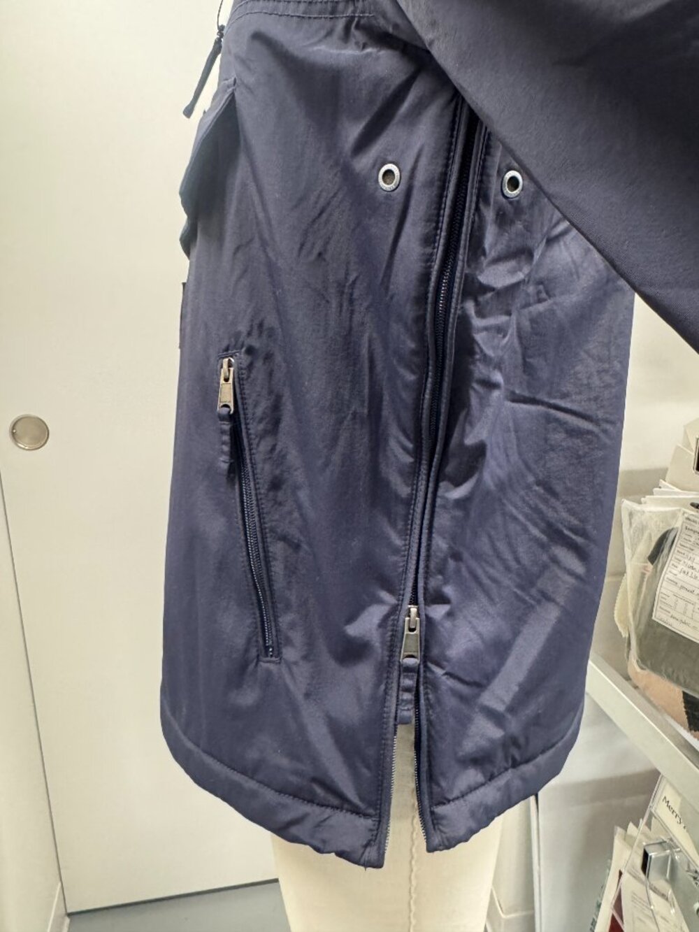 Napapijri Men’s Navy Blue Rainforest Anorak Jacket – Pullover - Picture 10 of 11
